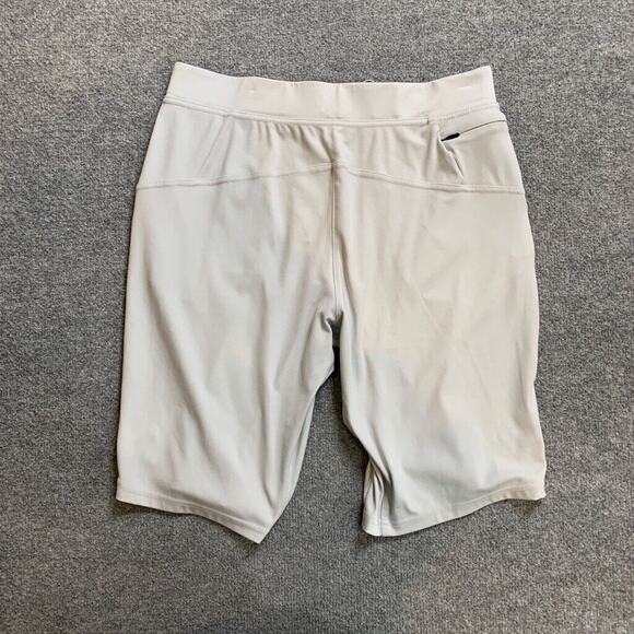 Hylete Shorts Mens S Small Dove Pull On Drawstring Stretch Zip Pocket Training - Picture 8 of 10